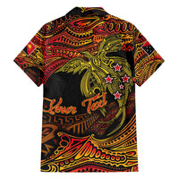 Papua New Guinea 50th Independence Day Family Matching Summer Maxi Dress and Hawaiian Shirt Culture Spirit and Sovereignty DT02 - Polynesian Pride