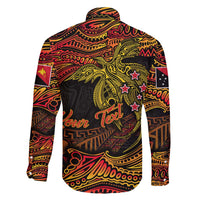 Papua New Guinea 50th Independence Day Family Matching Summer Maxi Dress and Hawaiian Shirt Culture Spirit and Sovereignty DT02 - Polynesian Pride