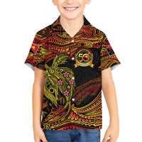 Papua New Guinea 50th Independence Day Kid Hawaiian Shirt Culture Spirit and Sovereignty DT02 Kid Art - Polynesian Pride