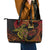 Papua New Guinea 50th Independence Day Leather Tote Bag Culture Spirit and Sovereignty
