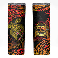 Papua New Guinea 50th Independence Day Skinny Tumbler Culture Spirit and Sovereignty DT02 Art - Polynesian Pride