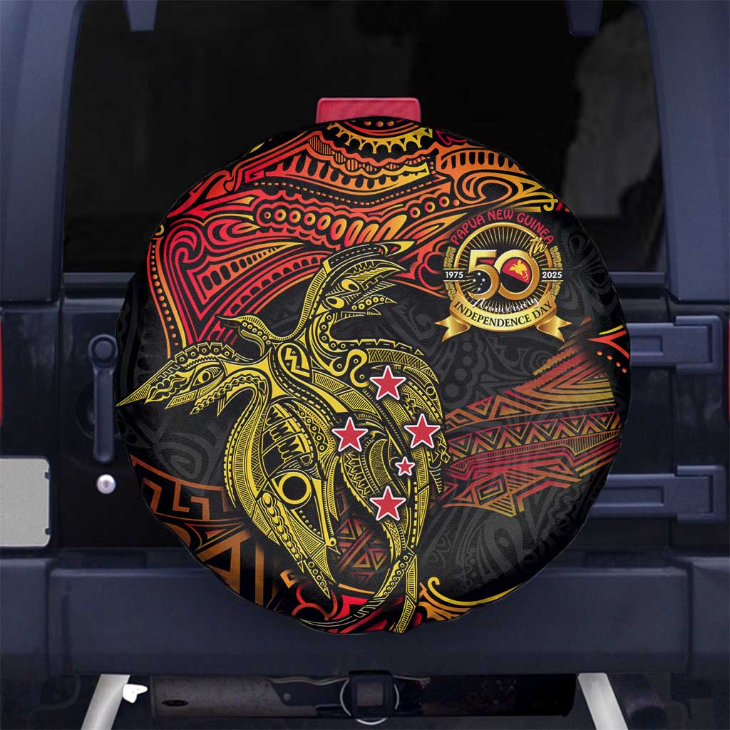 Papua New Guinea 50th Independence Day Spare Tire Cover Culture Spirit and Sovereignty DT02 No hole Art - Polynesian Pride