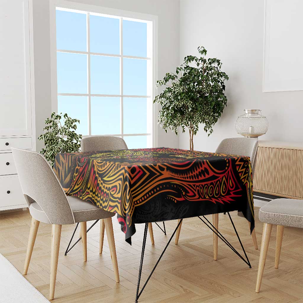 Papua New Guinea 50th Independence Day Tablecloth Culture Spirit and Sovereignty DT02 - Polynesian Pride