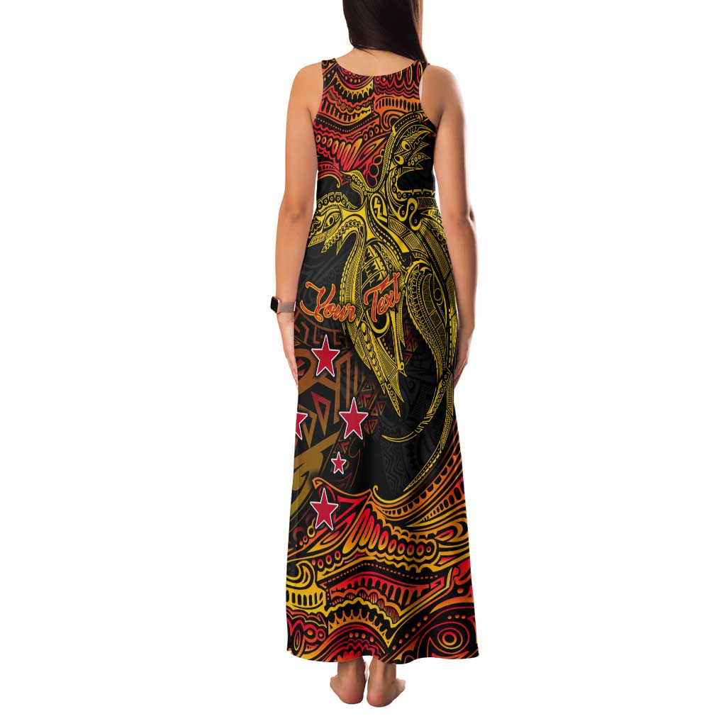 Papua New Guinea 50th Independence Day Tank Maxi Dress Culture Spirit and Sovereignty DT02 - Polynesian Pride