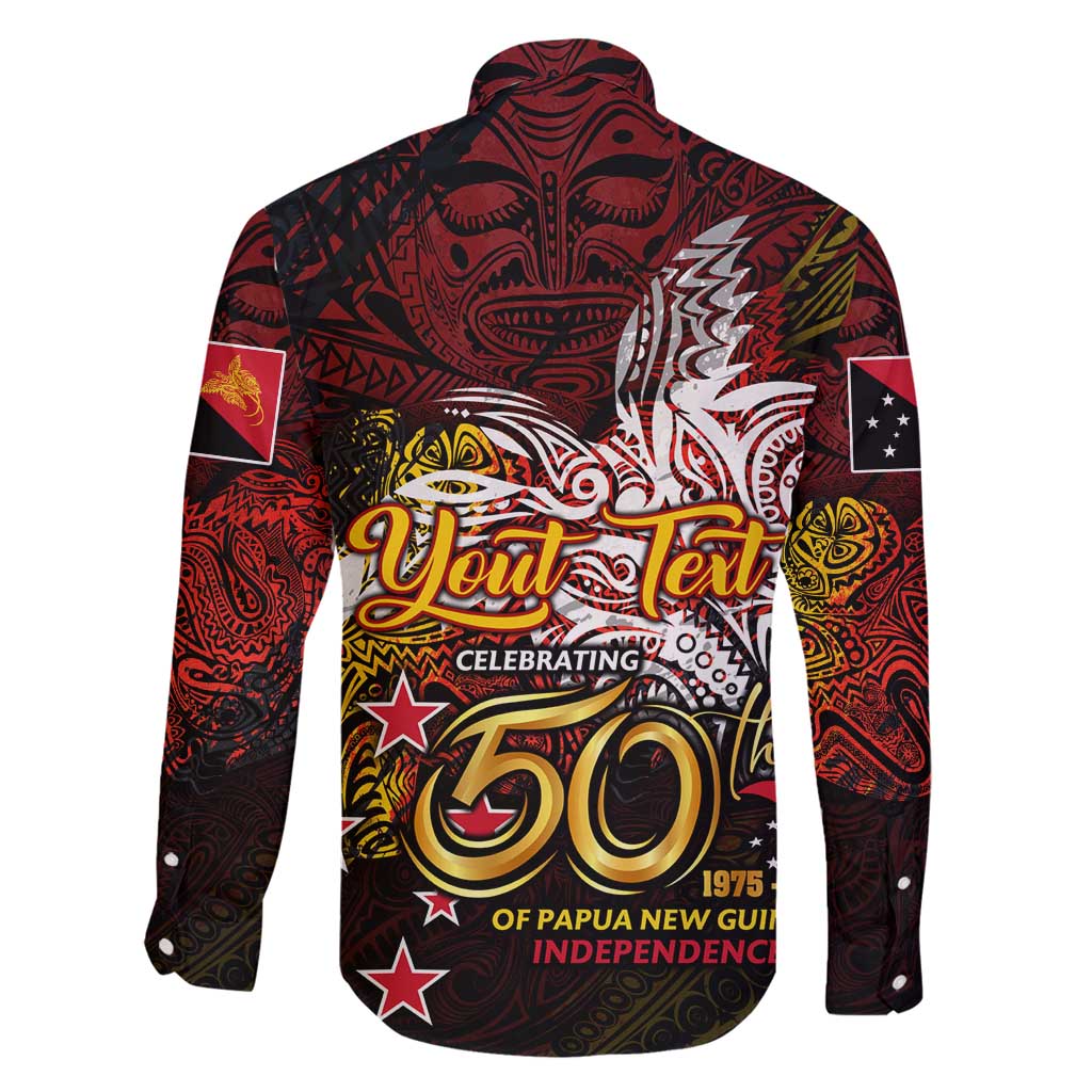 PNG 1975 - 2025 Family Matching Puletasi and Hawaiian Shirt Papua New Guinea 50th Independence Anniversary DT02 - Polynesian Pride