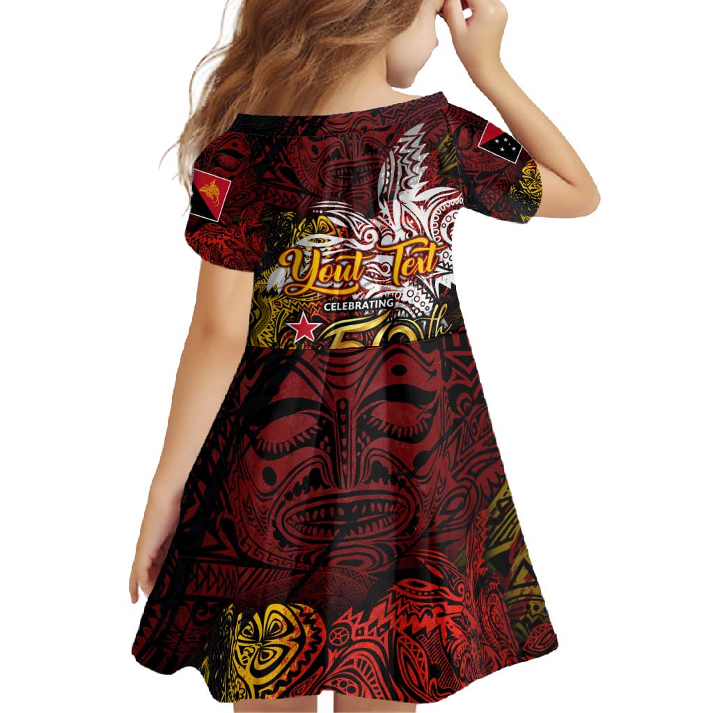 PNG 1975 - 2025 Family Matching Tank Maxi Dress and Hawaiian Shirt Papua New Guinea 50th Independence Anniversary DT02 - Polynesian Pride