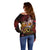 PNG 1975 - 2025 Off Shoulder Sweater Papua New Guinea 50th Independence Anniversary