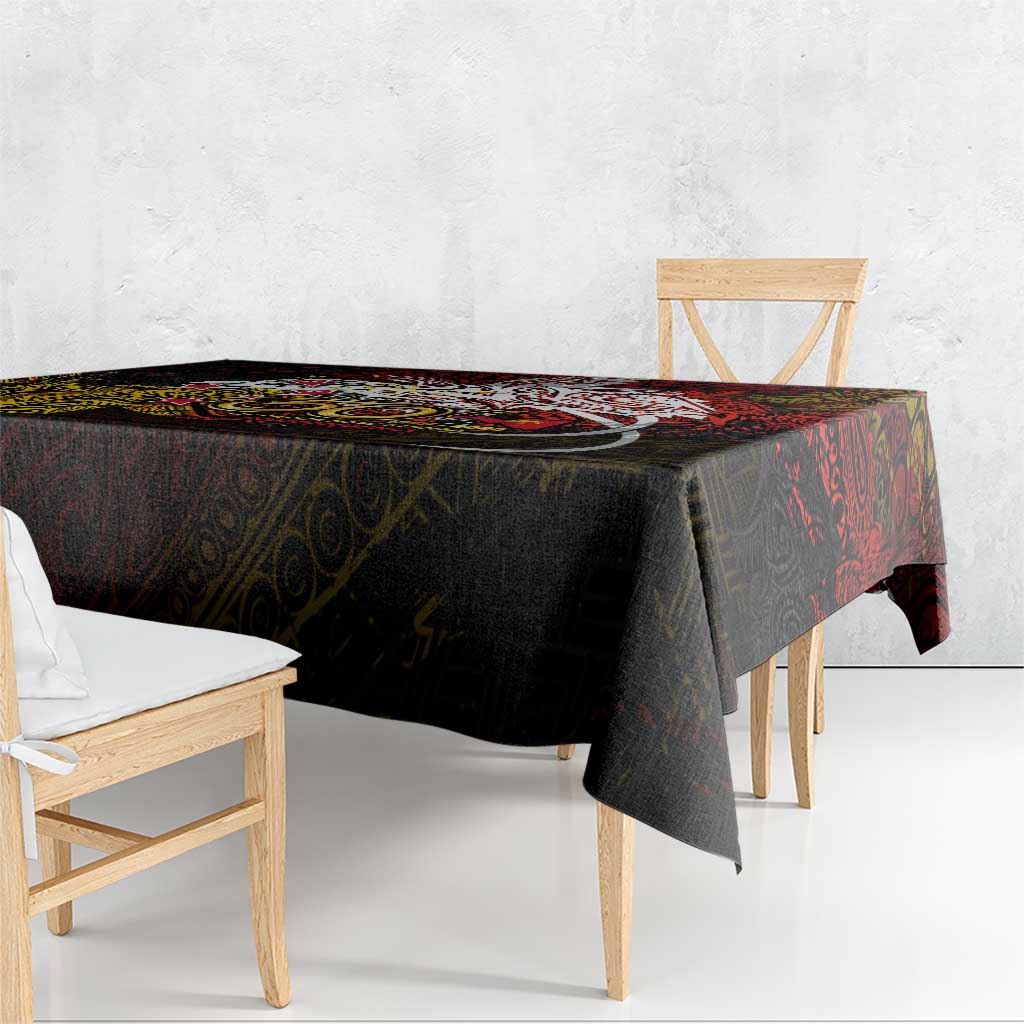 PNG 1975 - 2025 Tablecloth Papua New Guinea 50th Independence Anniversary