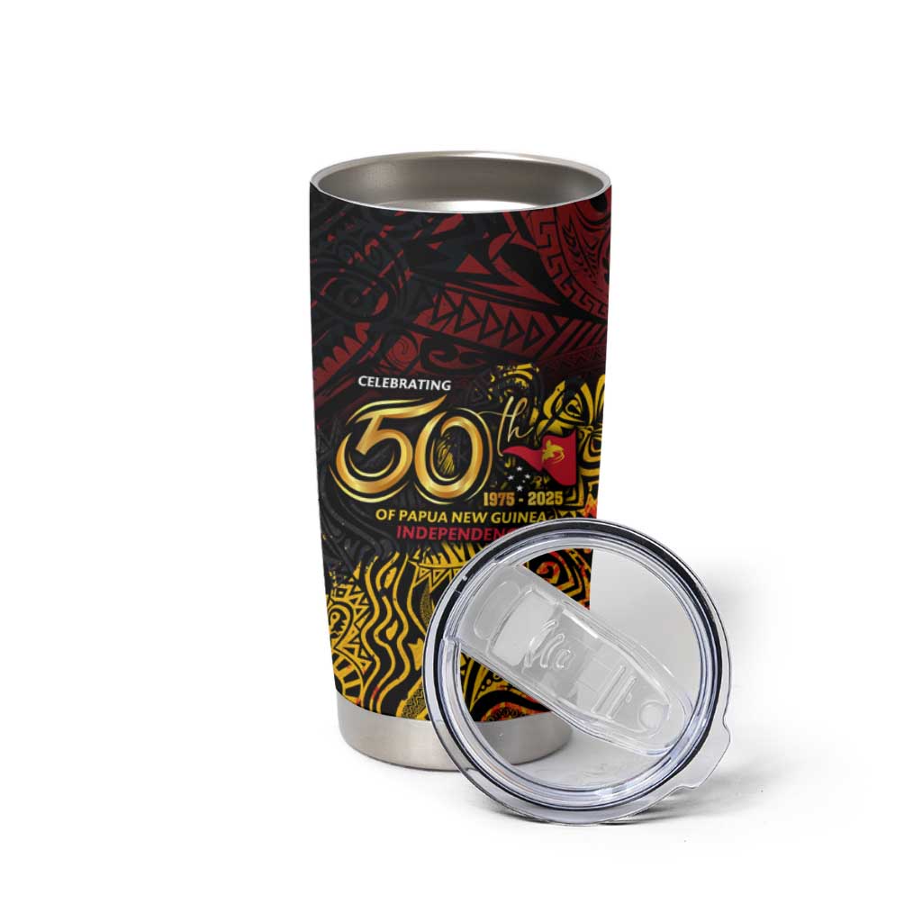 PNG 1975 - 2025 Tumbler Cup Papua New Guinea 50th Independence Anniversary