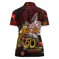 PNG 1975 - 2025 Women Polo Shirt Papua New Guinea 50th Independence Anniversary DT02 - Polynesian Pride