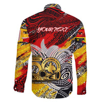 Papua New Guinea 50th Independence Day Family Matching Off Shoulder Short Dress and Hawaiian Shirt Celebrate Our History, Inspire Our Future DT02 - Polynesian Pride