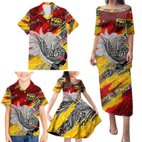 Papua New Guinea 50th Independence Day Family Matching Puletasi and Hawaiian Shirt Celebrate Our History, Inspire Our Future DT02 - Polynesian Pride