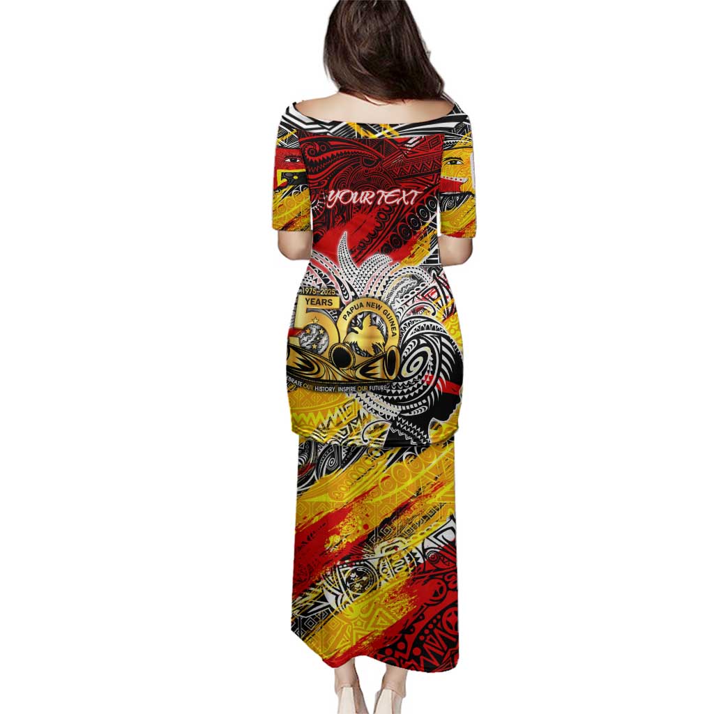 Papua New Guinea 50th Independence Day Family Matching Puletasi and Hawaiian Shirt Celebrate Our History, Inspire Our Future DT02 - Polynesian Pride