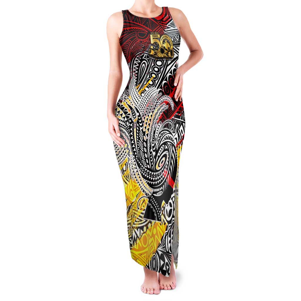 Papua New Guinea 50th Independence Day Family Matching Tank Maxi Dress and Hawaiian Shirt Celebrate Our History, Inspire Our Future DT02 Mom's Dress Art - Polynesian Pride
