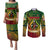 Vanuatu 45th Independence Anniversary Couples Matching Puletasi and Long Sleeve Button Shirt Embracing Our Traditions Shaping Our Future