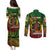 Vanuatu 45th Independence Anniversary Couples Matching Puletasi and Long Sleeve Button Shirt Embracing Our Traditions Shaping Our Future