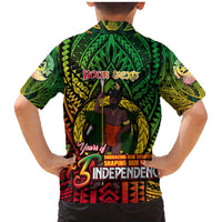 Vanuatu 45th Independence Anniversary Family Matching Mermaid Dress and Hawaiian Shirt Embracing Our Traditions Shaping Our Future DT02 - Polynesian Pride