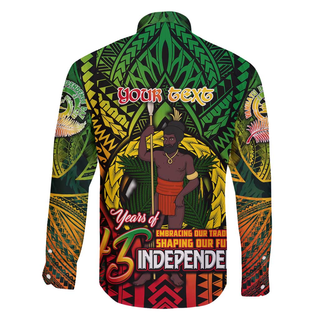 Vanuatu 45th Independence Anniversary Family Matching Tank Maxi Dress and Hawaiian Shirt Embracing Our Traditions Shaping Our Future DT02 - Polynesian Pride
