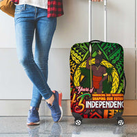Vanuatu 45th Independence Anniversary Luggage Cover Embracing Our Traditions Shaping Our Future