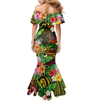 45th Anniversary of Freedom Vanuatu Family Matching Mermaid Dress and Hawaiian Shirt Island Pride Cultural Power Pacific Unity DT02 - Polynesian Pride