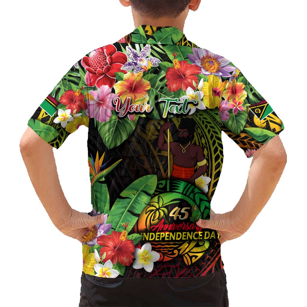 45th Anniversary of Freedom Vanuatu Family Matching Off Shoulder Maxi Dress and Hawaiian Shirt Island Pride Cultural Power Pacific Unity DT02 - Polynesian Pride