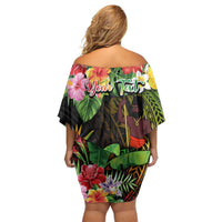 45th Anniversary of Freedom Vanuatu Family Matching Off Shoulder Short Dress and Hawaiian Shirt Island Pride Cultural Power Pacific Unity DT02 - Polynesian Pride