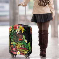 45th Anniversary of Freedom Vanuatu Luggage Cover Island Pride Cultural Power Pacific Unity