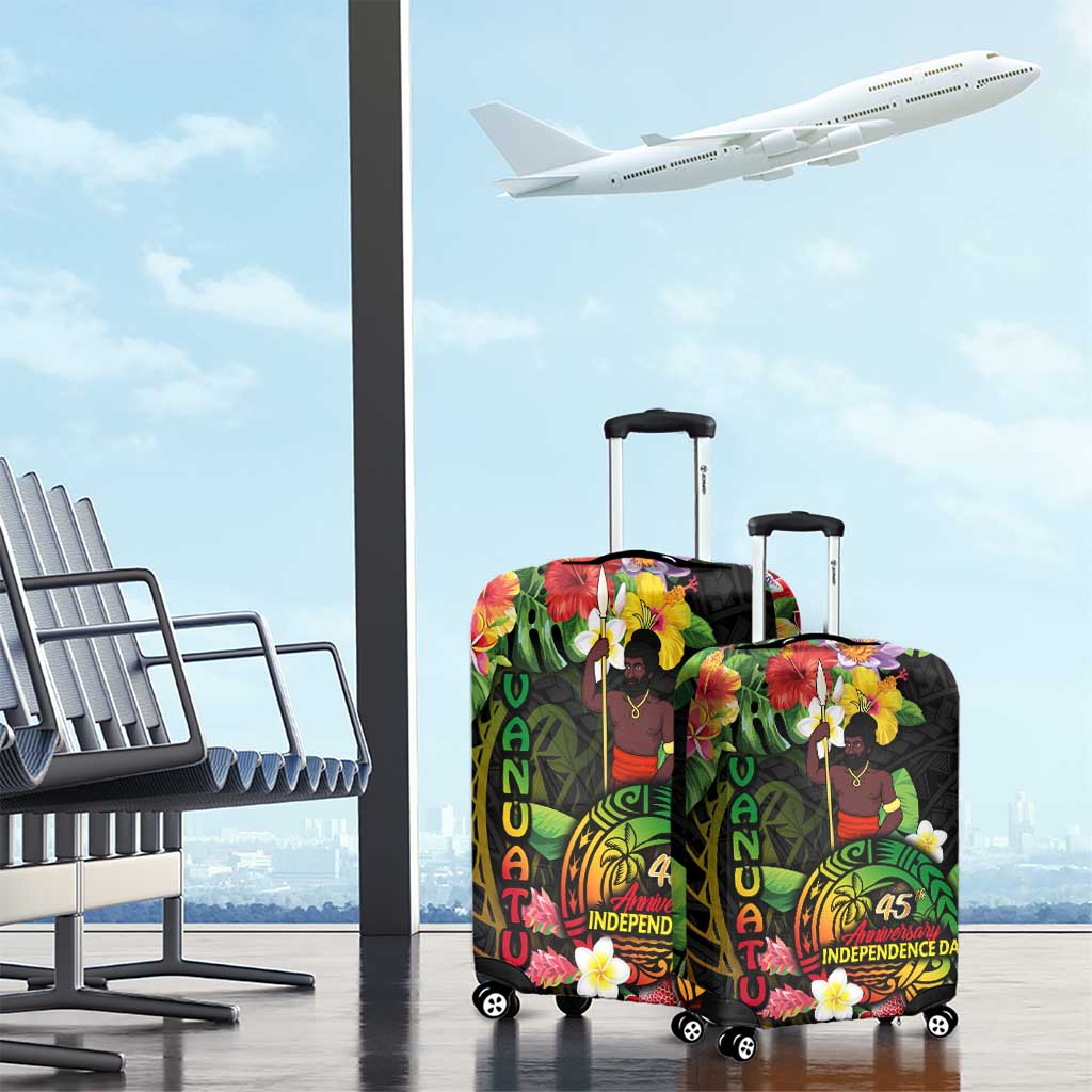 45th Anniversary of Freedom Vanuatu Luggage Cover Island Pride Cultural Power Pacific Unity