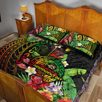 45th Anniversary of Freedom Vanuatu Quilt Bed Set Island Pride Cultural Power Pacific Unity DT02 - Polynesian Pride
