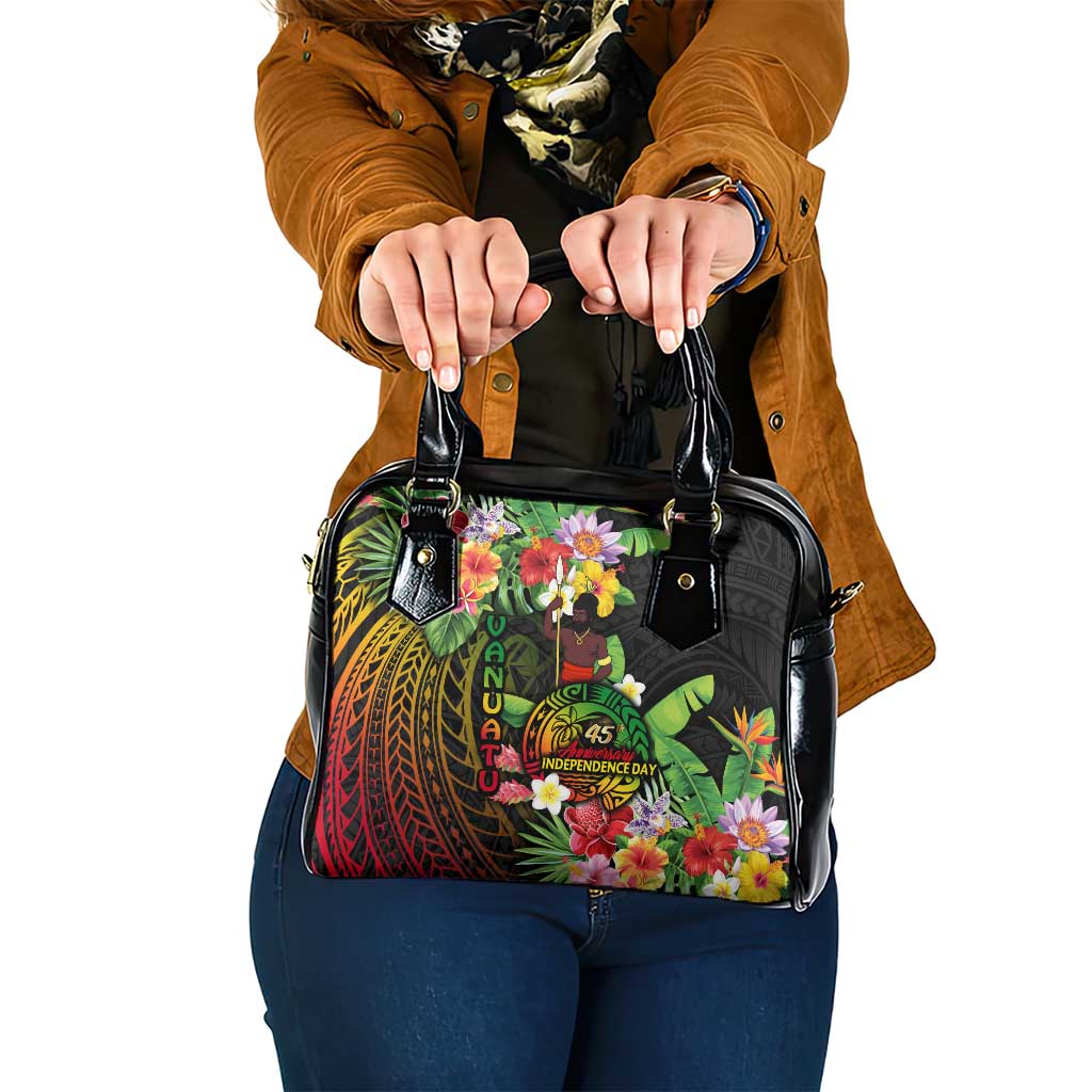 45th Anniversary of Freedom Vanuatu Shoulder Handbag Island Pride Cultural Power Pacific Unity