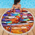 The Ocean Best Dad Beach Blanket Like Marlin Happy Fathers Day To a True Hero - Polynesian Pride