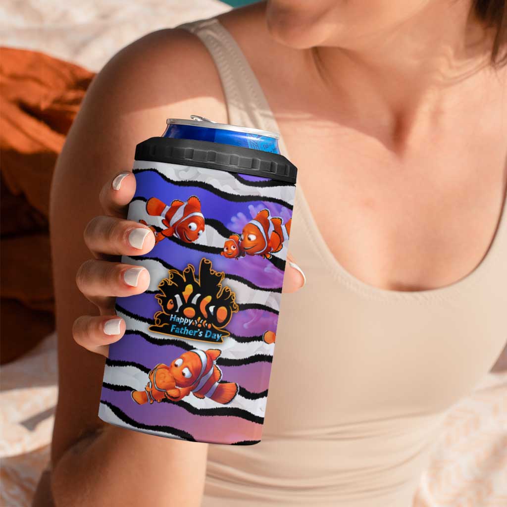 The Ocean Best Dad 4 in 1 Can Cooler Tumbler Like Marlin Happy Fathers Day To a True Hero - Polynesian Pride