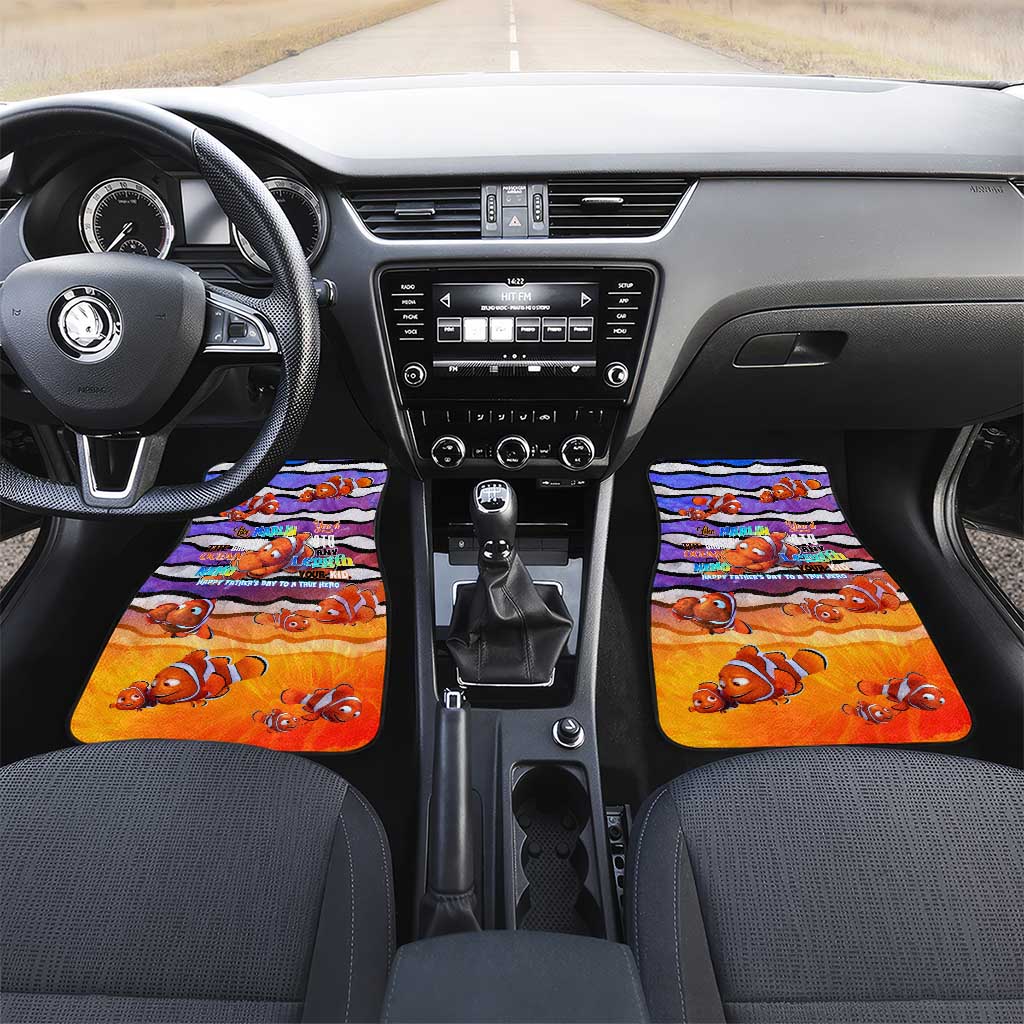 The Ocean Best Dad Car Mats Like Marlin Happy Fathers Day To a True Hero - Polynesian Pride