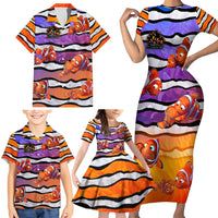 The Ocean Best Dad Family Matching Short Sleeve Bodycon Dress and Hawaiian Shirt Like Marlin Happy Fathers Day To a True Hero DT02 - Polynesian Pride