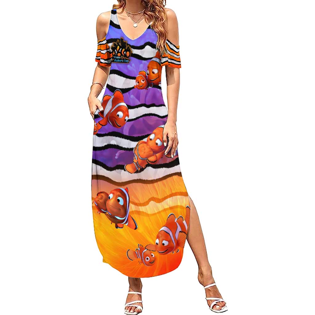 The Ocean Best Dad Family Matching Summer Maxi Dress and Hawaiian Shirt Like Marlin Happy Fathers Day To a True Hero DT02 Mom's Dress Art - Polynesian Pride
