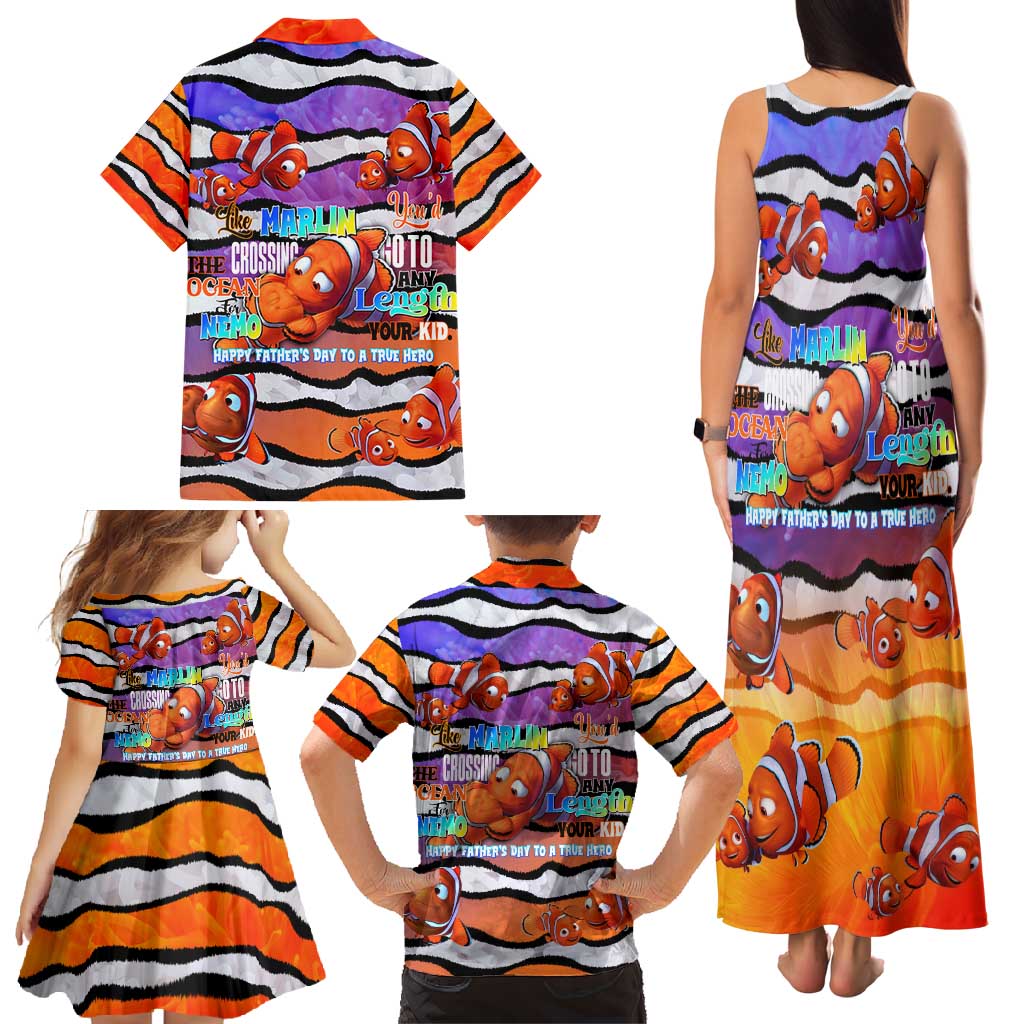 The Ocean Best Dad Family Matching Tank Maxi Dress and Hawaiian Shirt Like Marlin Happy Fathers Day To a True Hero DT02 - Polynesian Pride