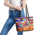 The Ocean Best Dad Leather Tote Bag Like Marlin Happy Fathers Day To a True Hero - Polynesian Pride