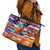 The Ocean Best Dad Leather Tote Bag Like Marlin Happy Fathers Day To a True Hero - Polynesian Pride