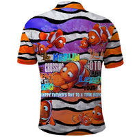 The Ocean Best Dad Polo Shirt Like Marlin Happy Fathers Day To a True Hero - Polynesian Pride