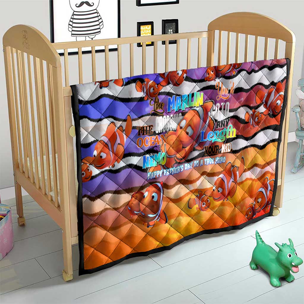 The Ocean Best Dad Quilt Like Marlin Happy Fathers Day To a True Hero - Polynesian Pride