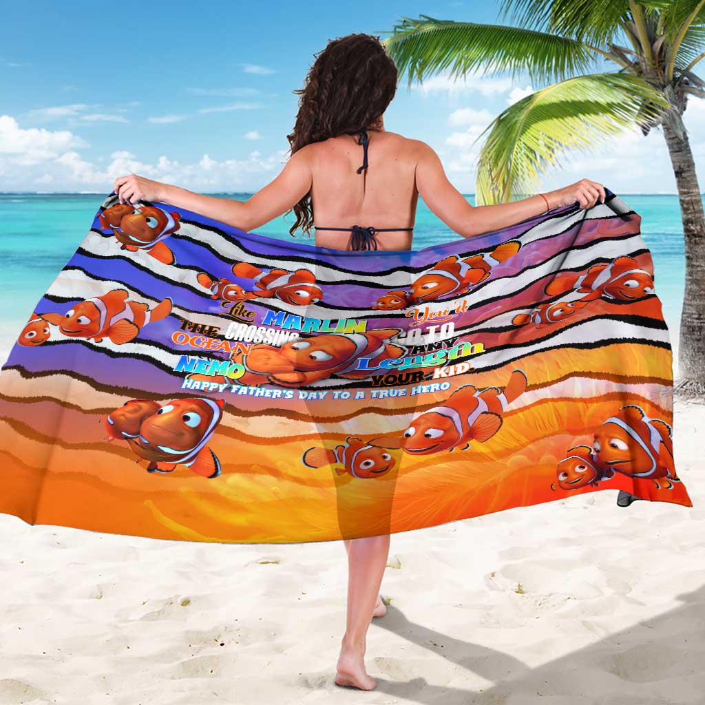 The Ocean Best Dad Sarong Like Marlin Happy Fathers Day To a True Hero - Polynesian Pride