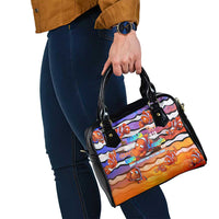 The Ocean Best Dad Shoulder Handbag Like Marlin Happy Fathers Day To a True Hero - Polynesian Pride