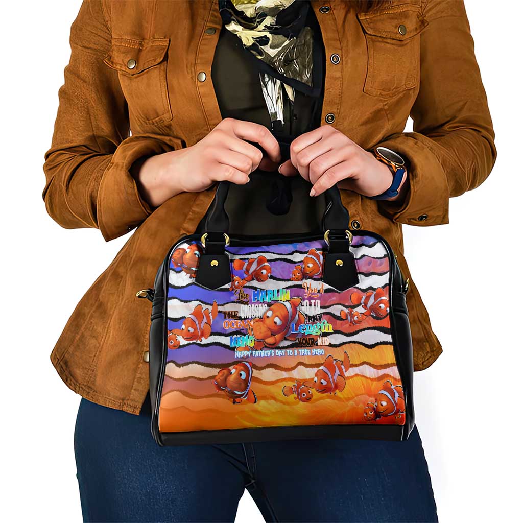 The Ocean Best Dad Shoulder Handbag Like Marlin Happy Fathers Day To a True Hero - Polynesian Pride