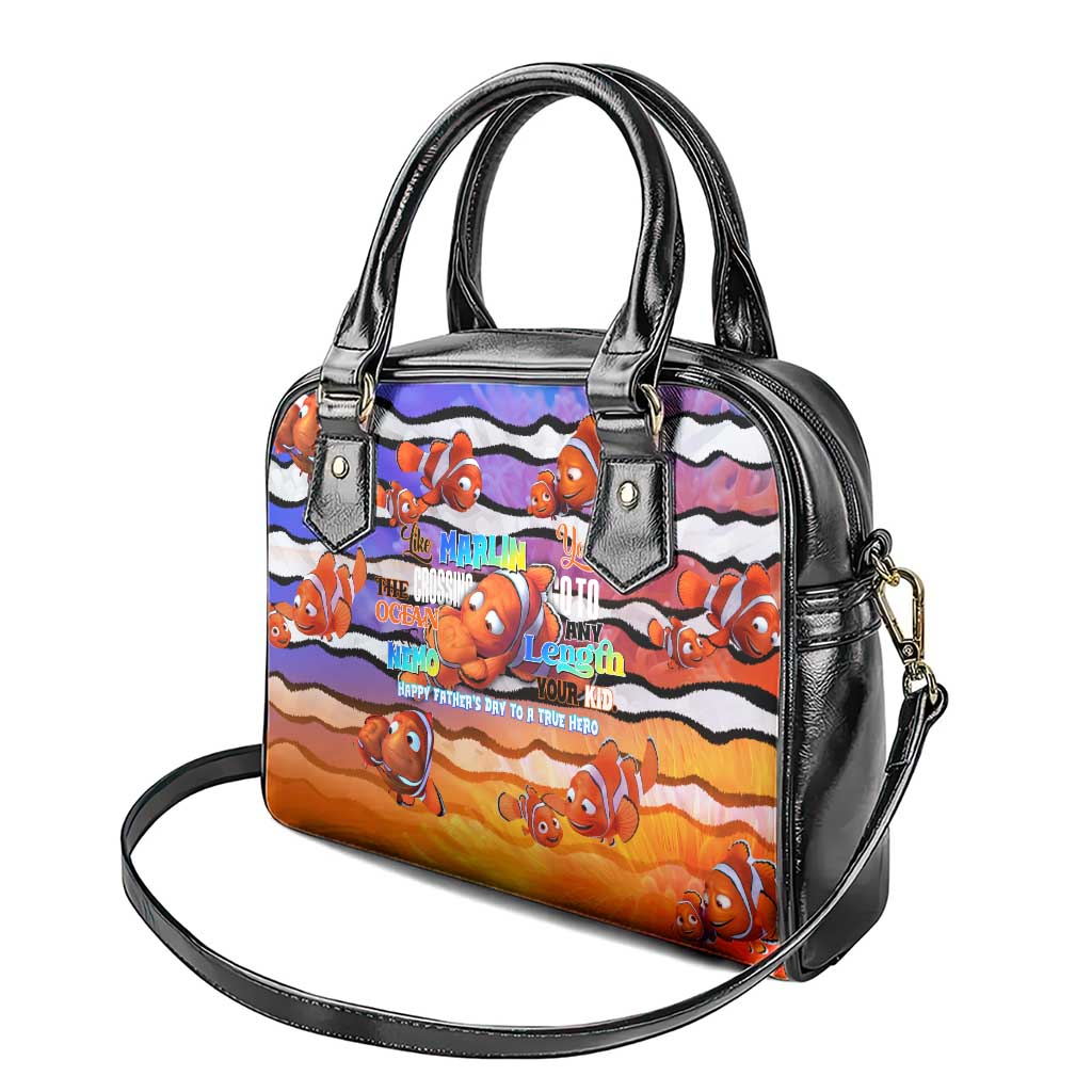 The Ocean Best Dad Shoulder Handbag Like Marlin Happy Fathers Day To a True Hero - Polynesian Pride