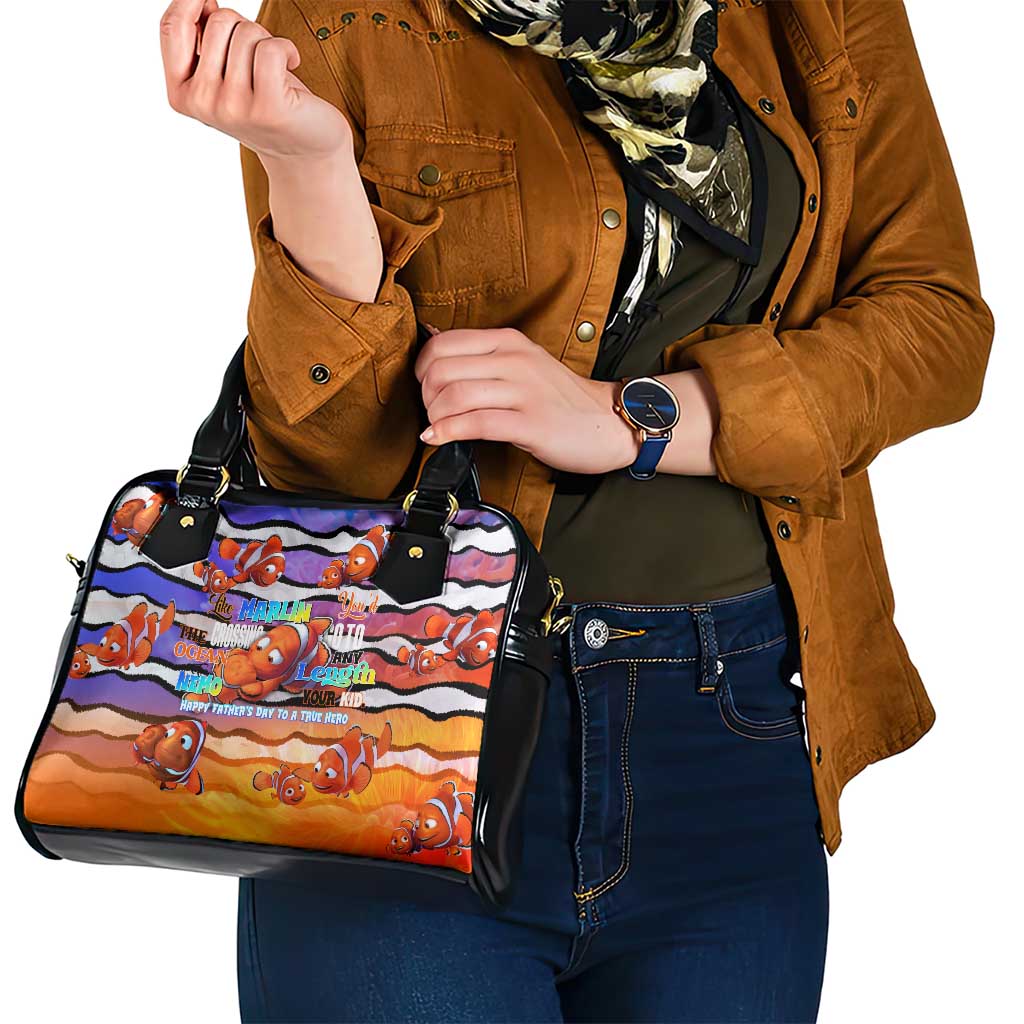 The Ocean Best Dad Shoulder Handbag Like Marlin Happy Fathers Day To a True Hero - Polynesian Pride