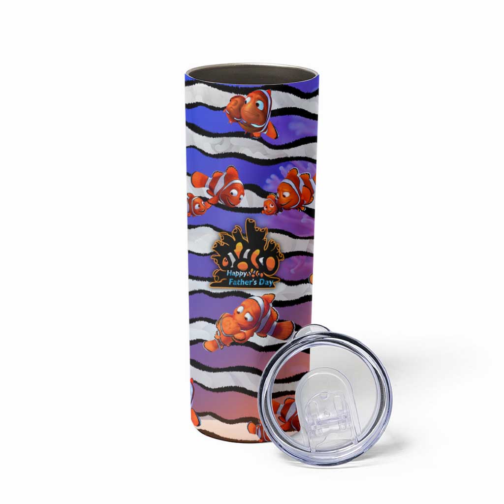 The Ocean Best Dad Skinny Tumbler Like Marlin Happy Fathers Day To a True Hero - Polynesian Pride