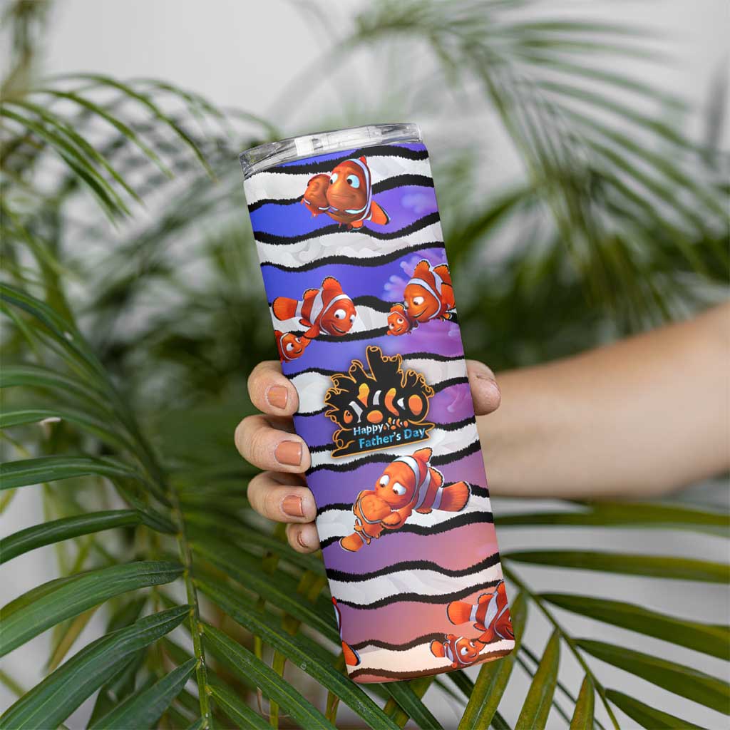 The Ocean Best Dad Skinny Tumbler Like Marlin Happy Fathers Day To a True Hero - Polynesian Pride