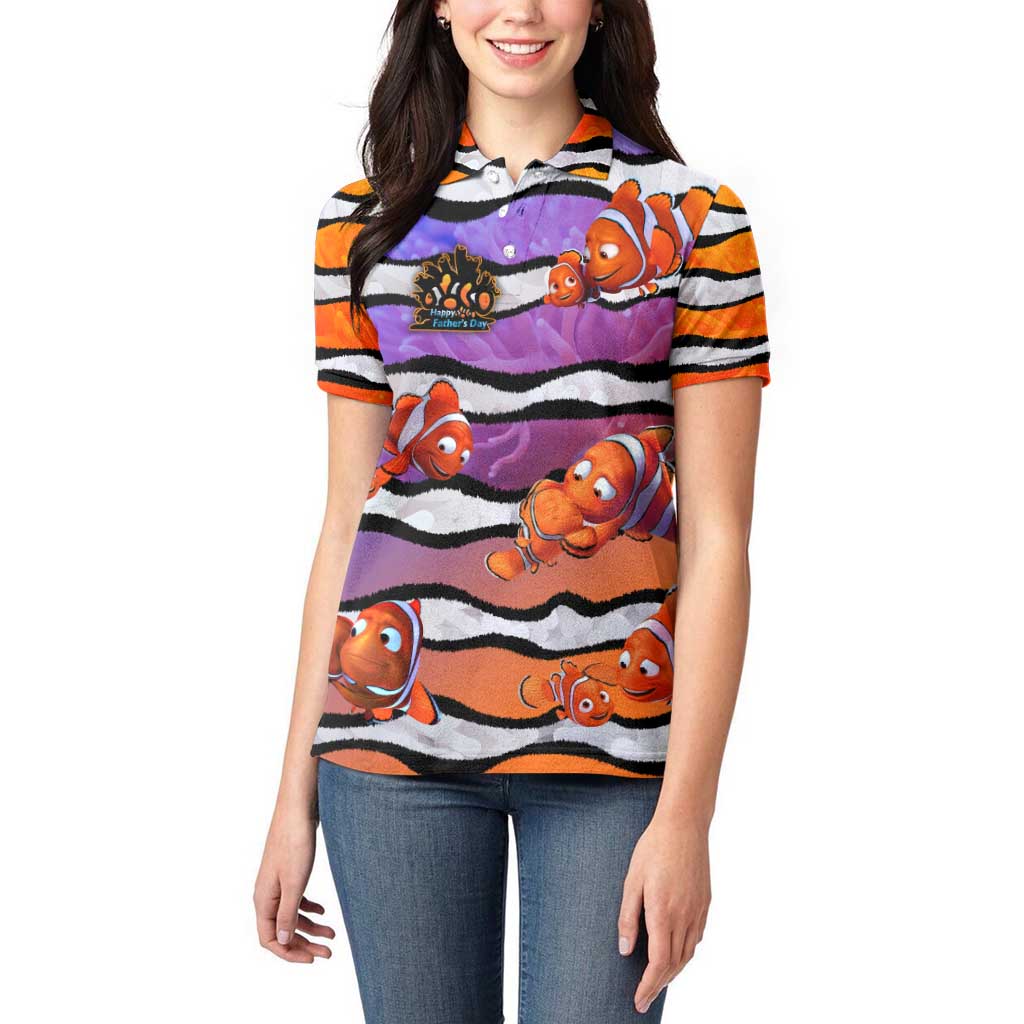 The Ocean Best Dad Women Polo Shirt Like Marlin Happy Fathers Day To a True Hero - Polynesian Pride