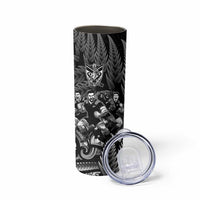 All Black Brothers Rugby Skinny Tumbler New Zealand Maori Haka DT02 - Polynesian Pride