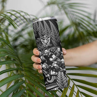 All Black Brothers Rugby Skinny Tumbler New Zealand Maori Haka DT02 - Polynesian Pride